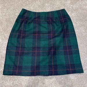 Vintage Daily Habit Plaid Skirt‎ Size 7
